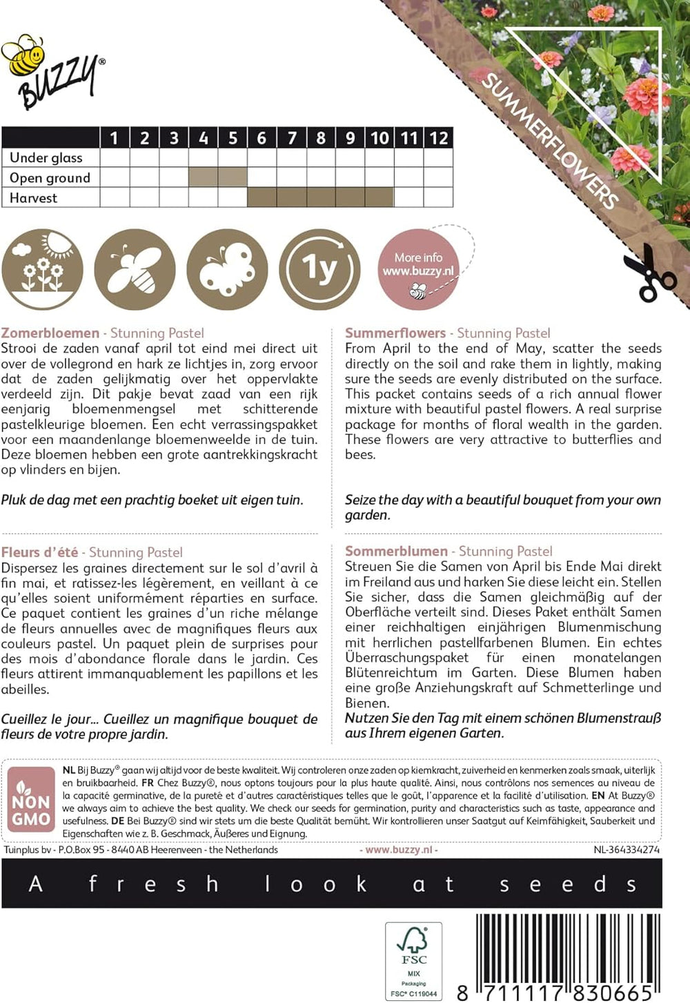 Bouquets colorés et vivants, étonnant mélange de pastels