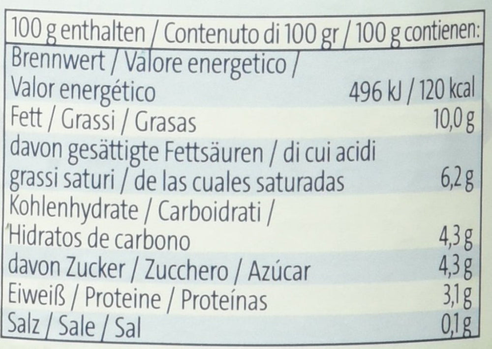 Saliter Bio-Kaffeesahne 10% Fett 395g