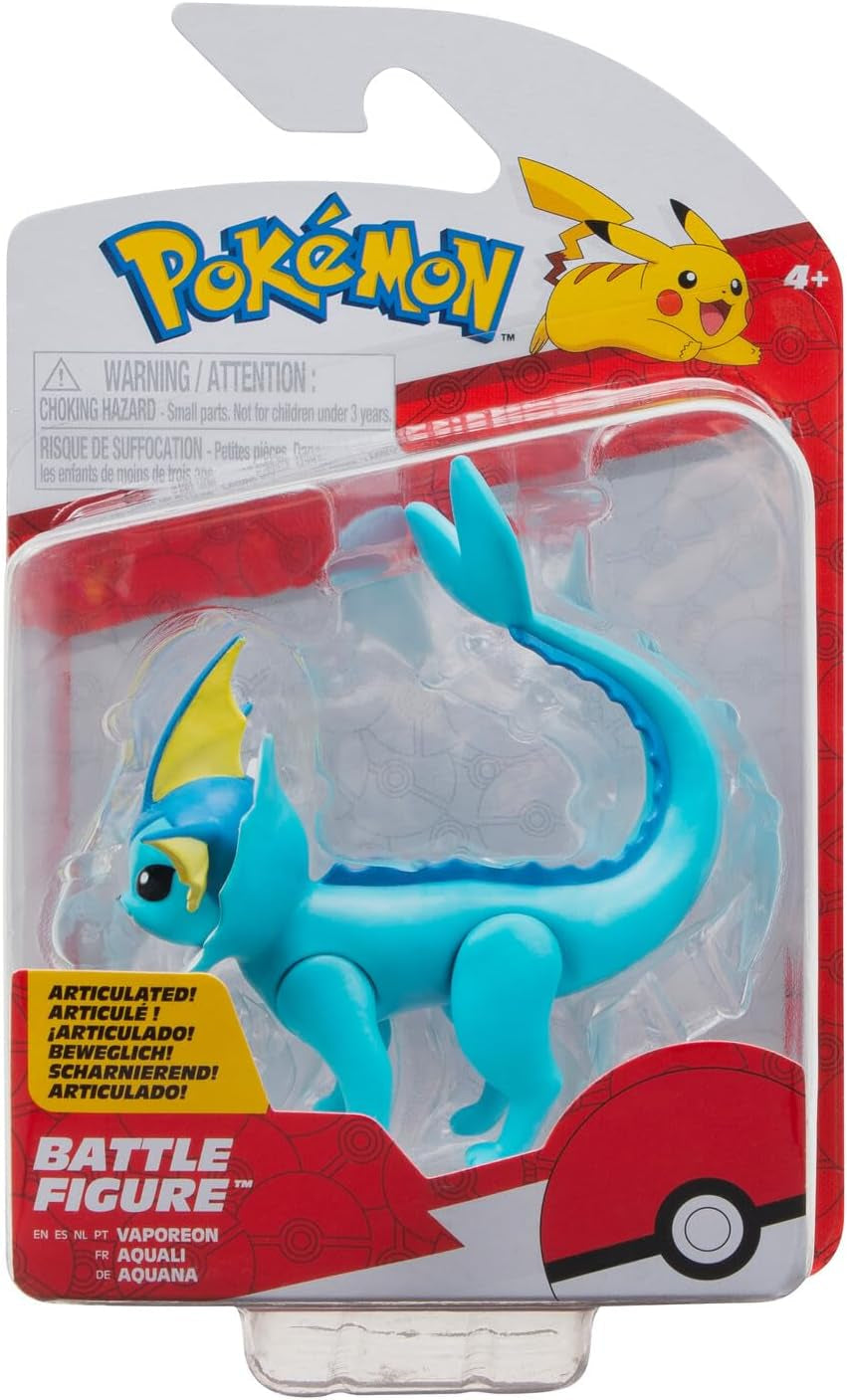 Pack de figurines de combat Pokémon (Glaceon) W15 Figurines Naty Shop Aquana