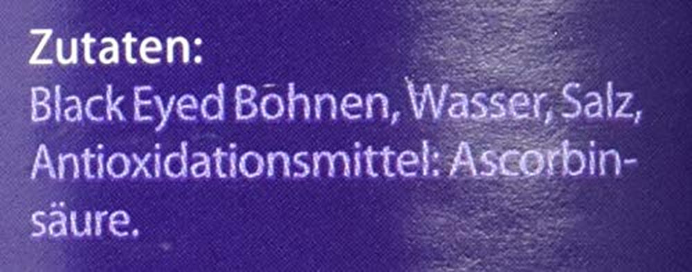 Haricots aux yeux noirs, paquet de 12 (12 x 425 ml)