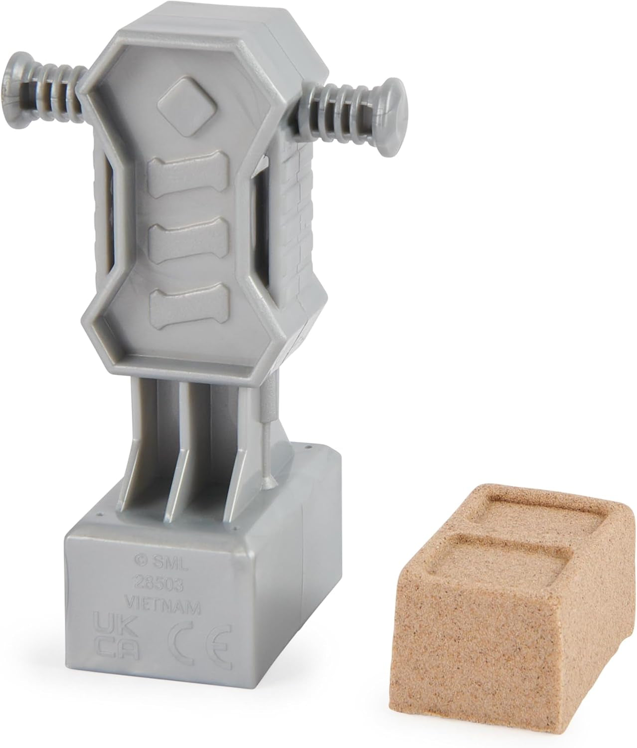 Rubble & Crew – Actionfiguren-Set mit Rubble & Mix Figur, 2 Bauspielzeugen und 85g Kinetic Sand Build-it-Sand, Spielzeug geeignet für Kinder ab 3 Jahren
