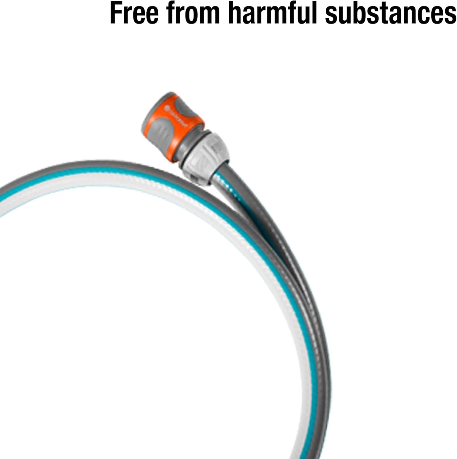 Kit de raccordement Gardena Classic 13 mm (1/2 pouce), 1,5 m : Adaptateur de tuyau pour raccorder un enrouleur de tuyau, tuyau avec composants du système, 22 bar (18011-20)