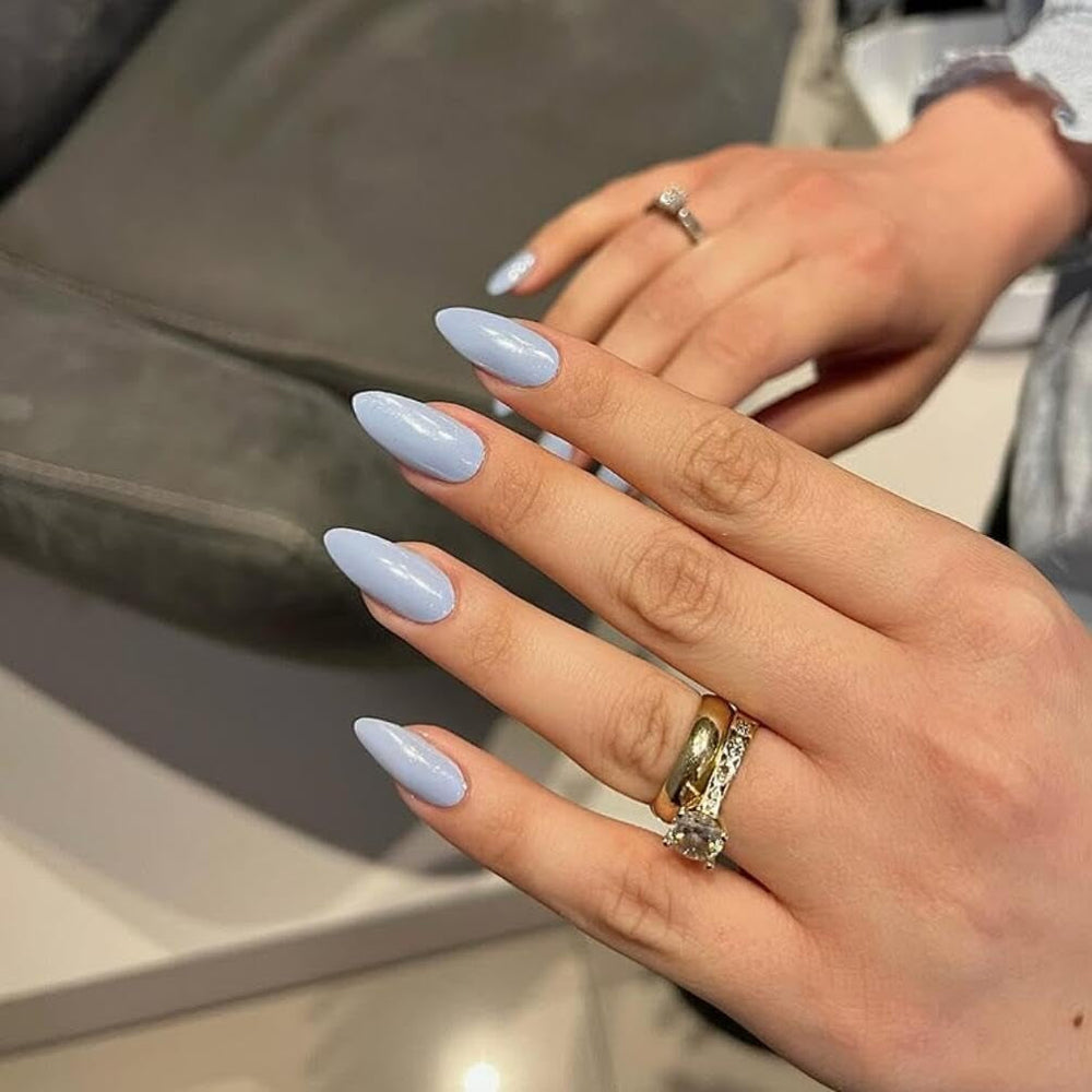 Ongles Chromés Autocollants - Colle Pailletée Brun Amande Moyen Sur Les Ongles Faux Ongles Pailletés Colle Sur Ongles Artificiels Ongles Acryliques Vernis Pour Femme 24 Pièces