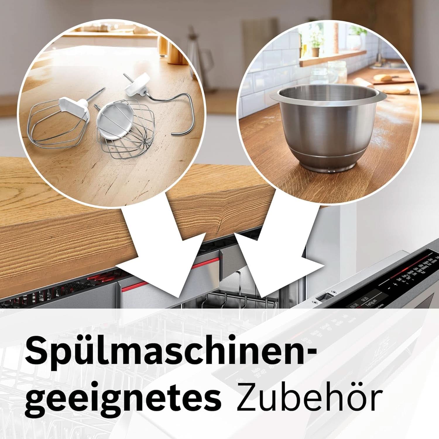 Bosch Küchenmaschine Serie 4 Mum58720,Edelstahl-Schüssel 3,9 L, Mixer 1,25 L, Planetenrührwerk,Knethaken,Schlag,Rührbesen, Durchlaufschnitzler, 3 Scheiben, 1000 W, Dunkelrot/Silber Mama si Copilul Naty Shop