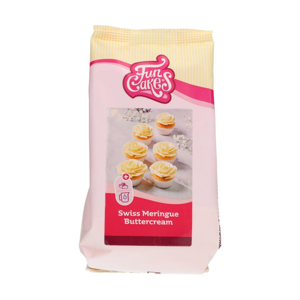 Funcakes Mix Für Schweizer Baiser Buttercreme : Einfach Zu Berübenen, Cremig, Perfekt Zum Dekorieren, Abdecken Und Füllen Von Kuchen, Belag Auf Cupcakes. 400 G. Mélange pour la pâtisserie et la cuisson Naty Shop Default Title
