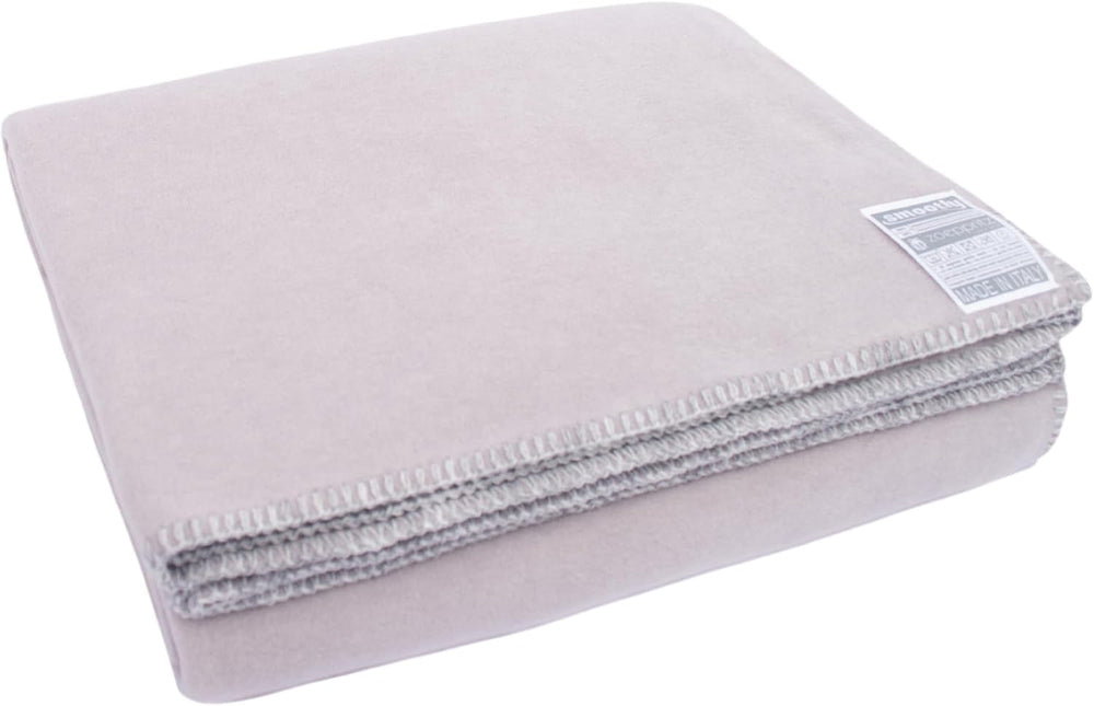 Zoeppritz Since 1828 Couverture polaire Smoothy - Couverture polaire moelleuse et confortable - Vegan - 140X190Cm - 010 Off-White, 010 Offwhite Zoeppritz Since 1828 Lits et couvertures 920 Gris clair Mel. 140X190cm