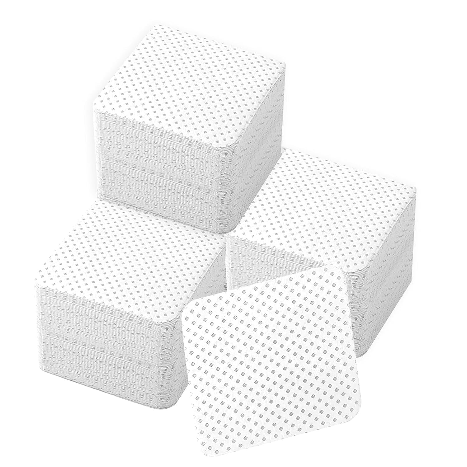 330 pièces Fusselfrei Nägel Wattepads, Fusselfreie Nageltücher, Nagel Wischtücher Wattepads, Nagelleck Entfernen Für Cleaner Gelnägel Nail Wipes Pads (Blanc)