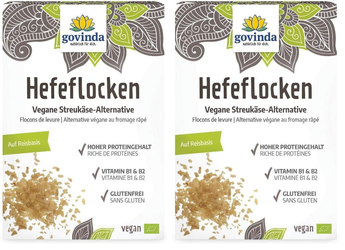 Hefeflocken auf Reisbasis vegan Streukäsealternative, 100 g