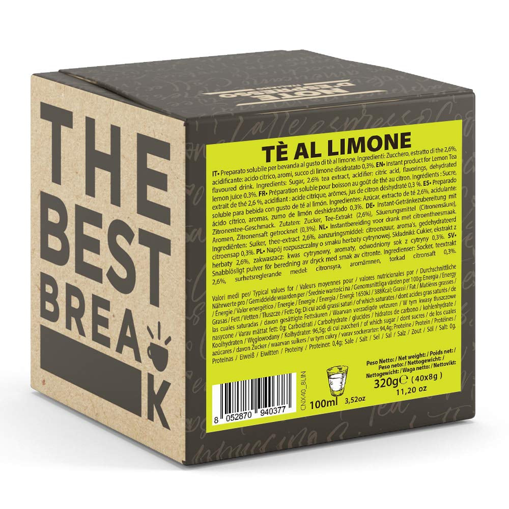 - Zitronentee - Kapselmaschinen - exclusivement compatible avec NESPRESSO - 40 capsules