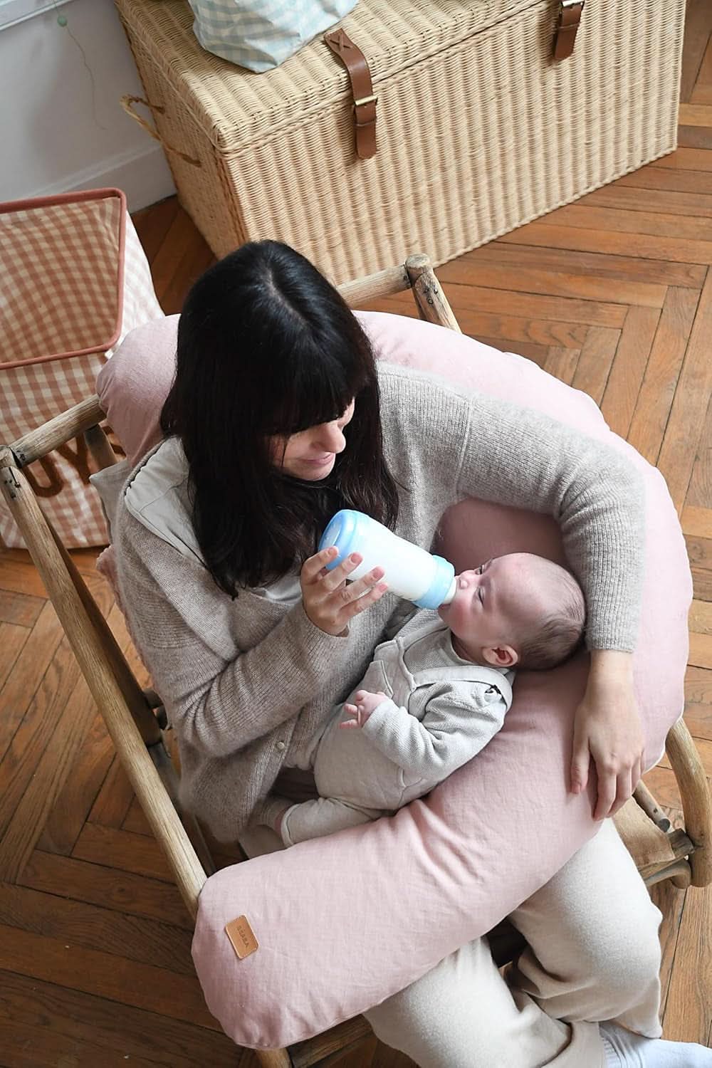 BÉABA, Big Flopsy, oreiller multifonction pour l'allaitement Accessoires Alimentation et Allaitement Bebe Naty Shop