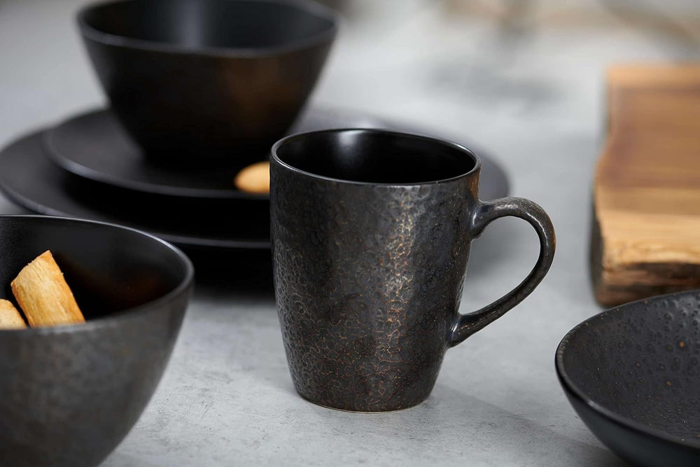 Ritzenhoff & Breker Kitwe Service de petit-déjeuner 12 pièces Noir