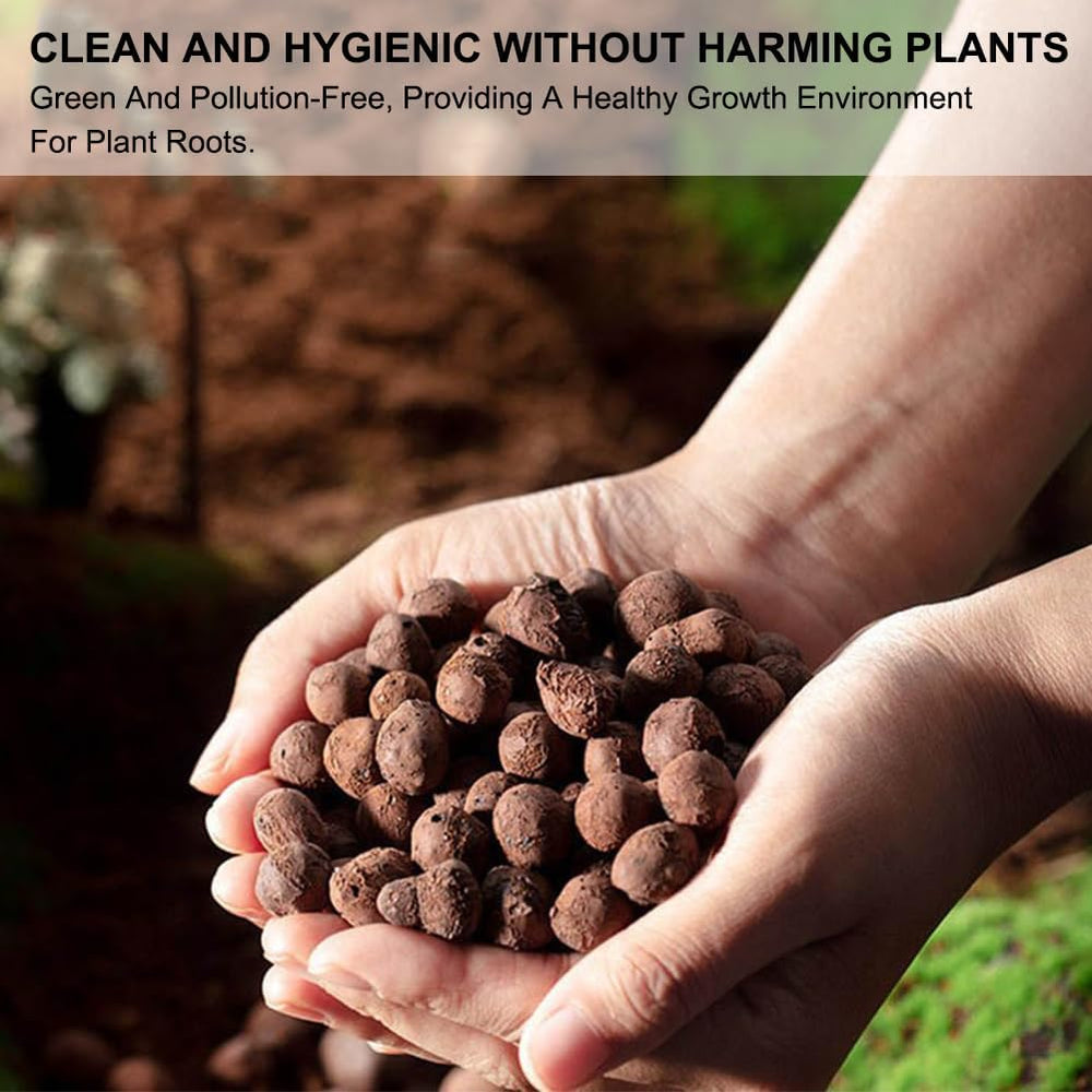 Granulés d'argile à gros grains, granulés d'argile expansée, granulés végétaux, substrat de plantation hydroponique d'argile expansée 1L, granulés d'argile de granulation de 5 à 8 mm