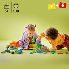 LEGO DUPLO Town Dinos auf Rädern 3-in-1-Set - Spielzeug für Mädchen & Jungen ab 3 Jahren - Diplodocus und T. rex, Triceratops & Stegosaurus oder Pteranodon & Parasaurolophus Dinosaurierfiguren - 10451