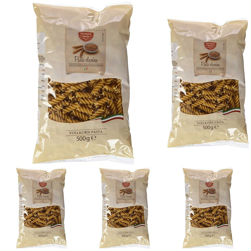 Pâtes spirales aux grains entiers, 500 g