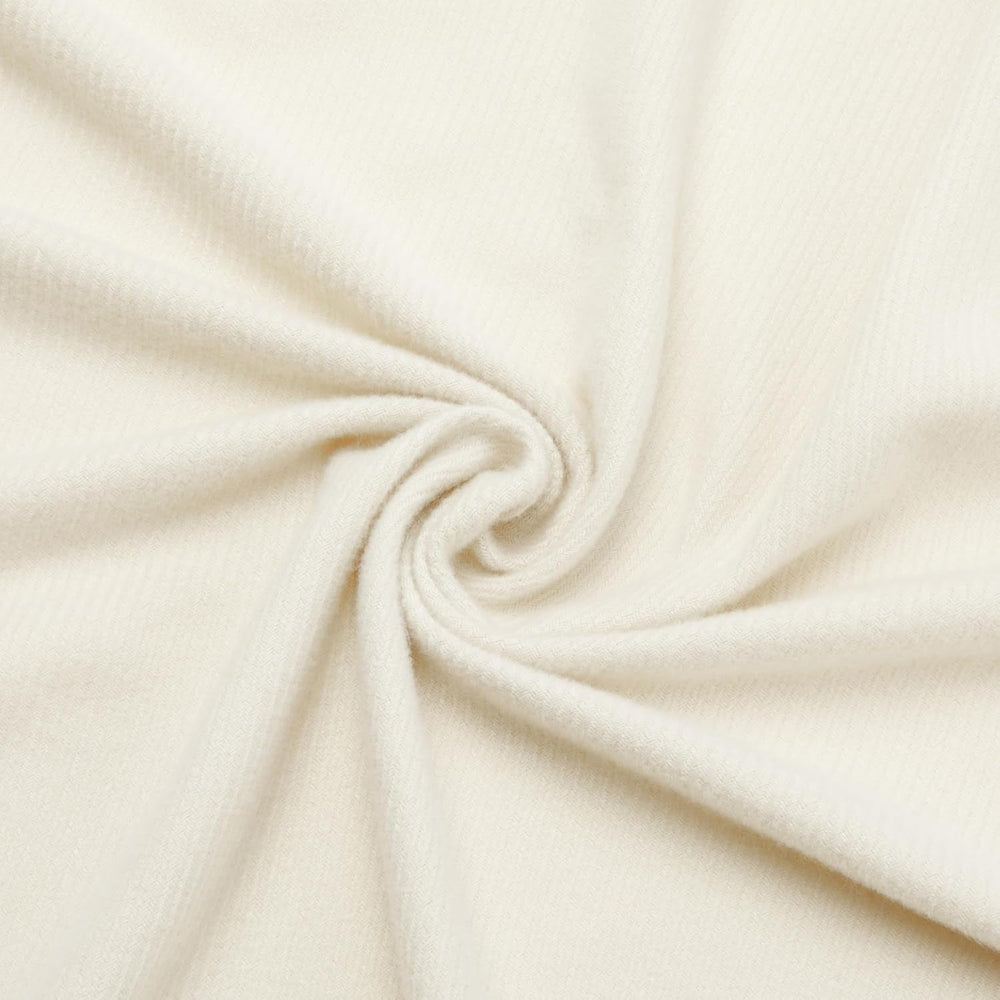 Amazon Basics Plaid léger en polyester recyclé, couverture douillette pour décoration de chambre, 127 x 152 cm, blanc ivoire avec motif bleu Check Beds and Couvertures Besuche den Amazon Basics-Store