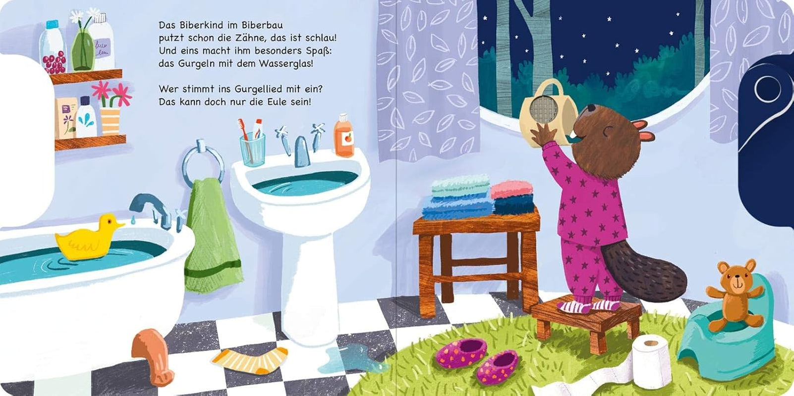 Shoo, shoo, maintenant tu dors aussi ! : Slider et 11 sons | Un livre innovant avec des sons coulissants pour les petits de plus de 18 mois Bebe Naty Shop Toys