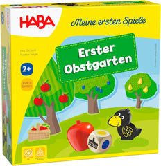 HABA Premier Verger – Mes premiers jeux : Jeu de société et familial sur les couleurs et les formes, Jouet classique en bois pour les tout-petits à partir de 2 ans – 1004655001