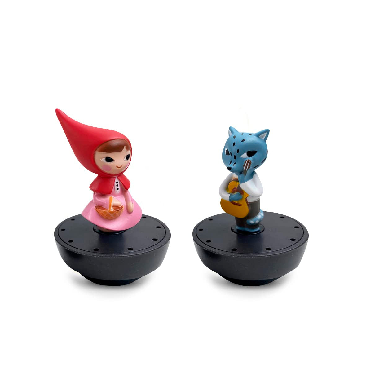 Trousselier - Le Petit Chaperon Rouge - Boîte à Musique Dansante - Boîte à Musique - Cadeau Anniversaire Idéal - 2 Figurines Détachables - Facile à Manipuler - Musique Printemps de Vivaldi - Couleur Multicolore, S95095, Grand Jouets Bébé Naty Shop