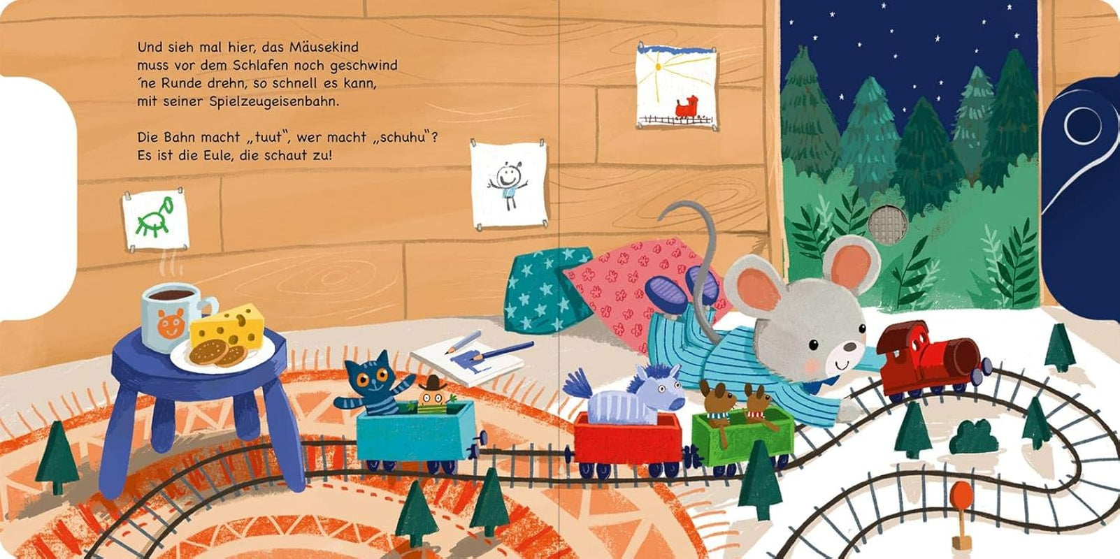 Shoo, shoo, maintenant tu dors aussi ! : Slider et 11 sons | Un livre innovant avec des sons coulissants pour les petits de plus de 18 mois Bebe Naty Shop Toys