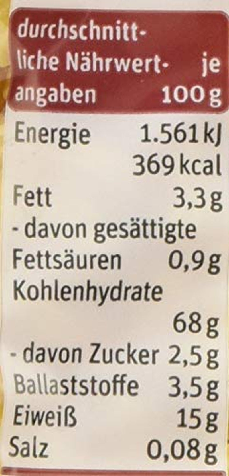 tegut... Coquilles de nouilles aux œufs, 1 x 250 g