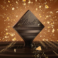 Lindt EXCELLENCE Pailleté Biscuits & Caramel - Chocolat fin avec tarte, 100 grammes Bonbons au chocolat Naty Shop
