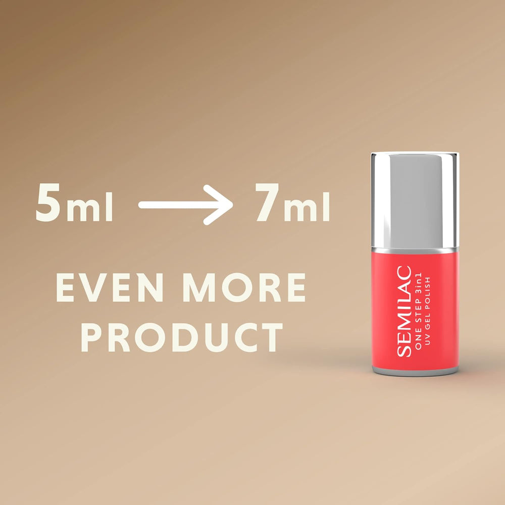 Oja UV Semilac One Step Hybrid 3 en 1 S450 Chaleur intérieure Pêche 7 ml