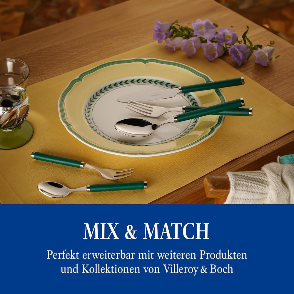 Villeroy & Boch - Ménagère Play! Jardin Vert, 30 pièces Cuisine Naty Shop