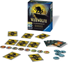 Ravensburger 26703 Jeu de société Loups-garous Pleine Lune Nuit 9 ans et plus Série de jeux d'action pour 3 à 10 joueurs