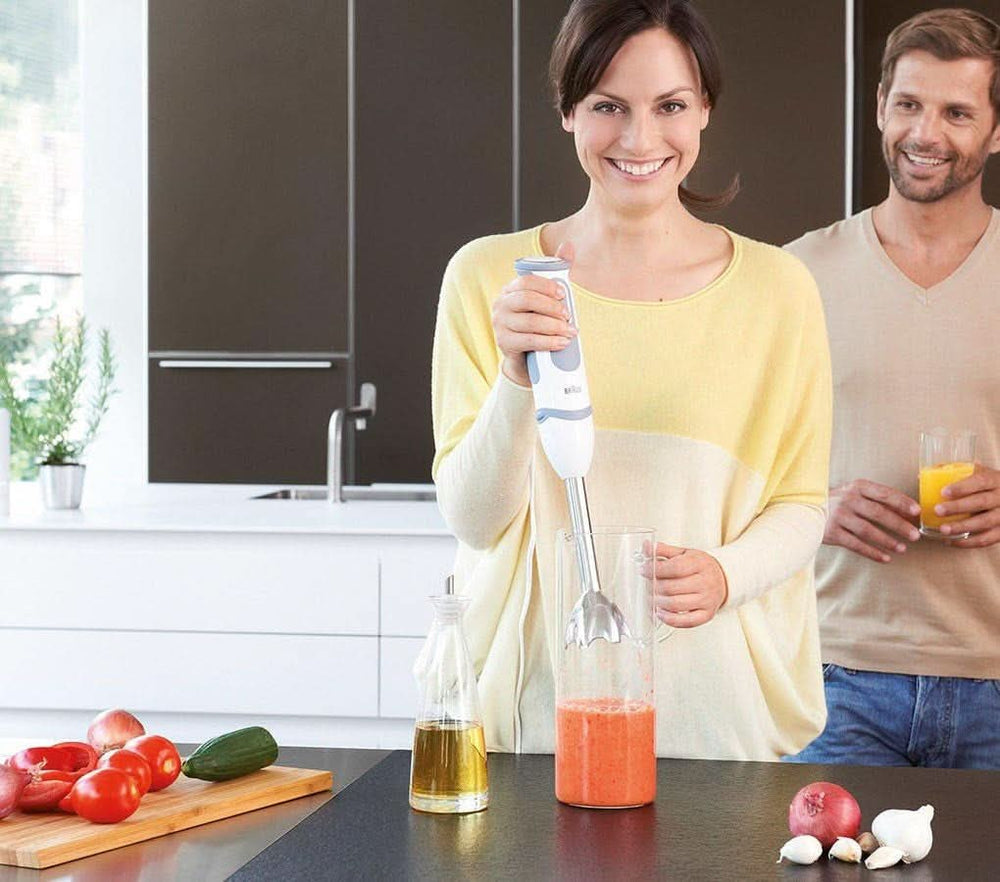 Braun Multiquick 5 Vario MQ 5000 Batteur sur socle | 750 W | Système Easyclick | Technologie Powerbell | 21 Geschwindigkeitstufen | Mixen Und Pürieren Mère et Enfant Naty Shop