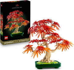 LEGO Botanicals Érable rouge du Japon - Bonsaï - Kit de plantes artificielles avec feuilles rouges et oranges, plus bol - Décoration d'intérieur - Idée cadeau pour adultes - 10348 Jeux de construction Besuche den LEGO-Store Titre par défaut