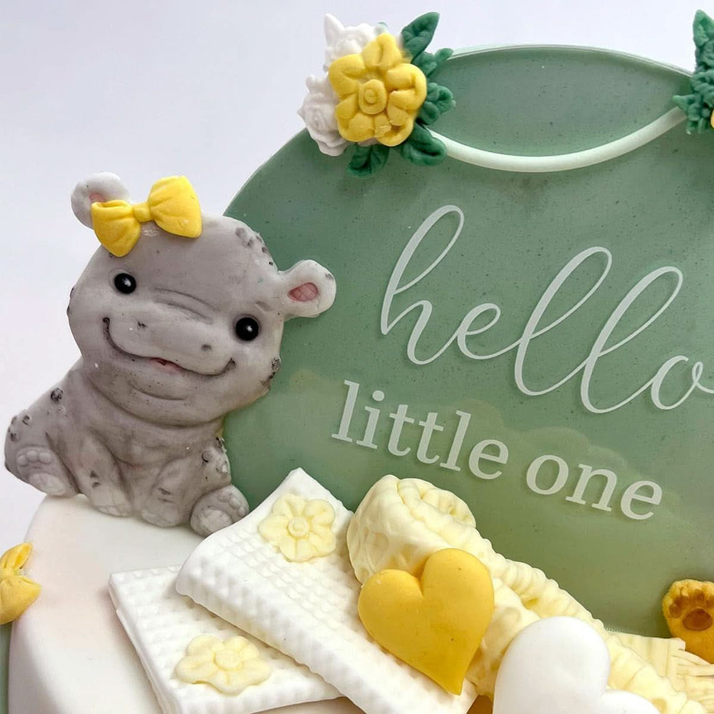 Katy Sue, moulage en silicone Sweet Safari, Naty Shop Kitchen Hipopotam