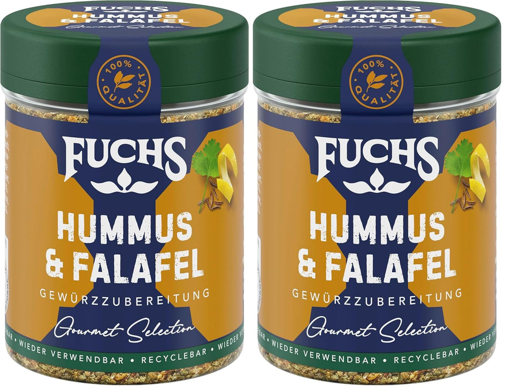 Fuchs Gewürze Gourmet Selection Naher Osten-Afrika – Dukkah Gewürzmischung, nachfüllbarer Gewürz Mix, zum Verfeinern von Fisch und Lamm, végétalien, 50 g