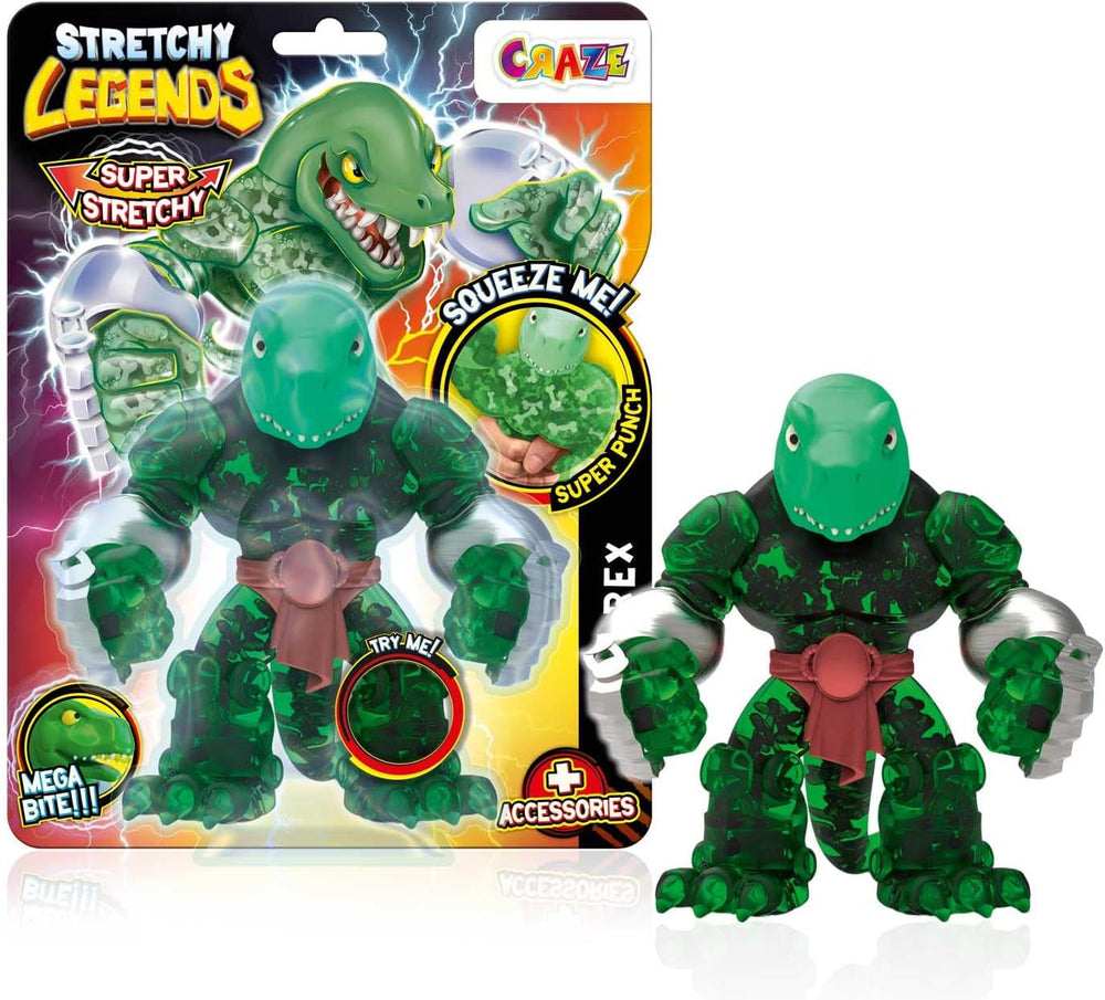 STRETCHY LEGENDS D'Molition - Figurines d'action extensibles pour enfants, figurines de super-héros extensibles à collectionner avec figurines d'action Slime Filler Naty Shop Stretchy Megarex