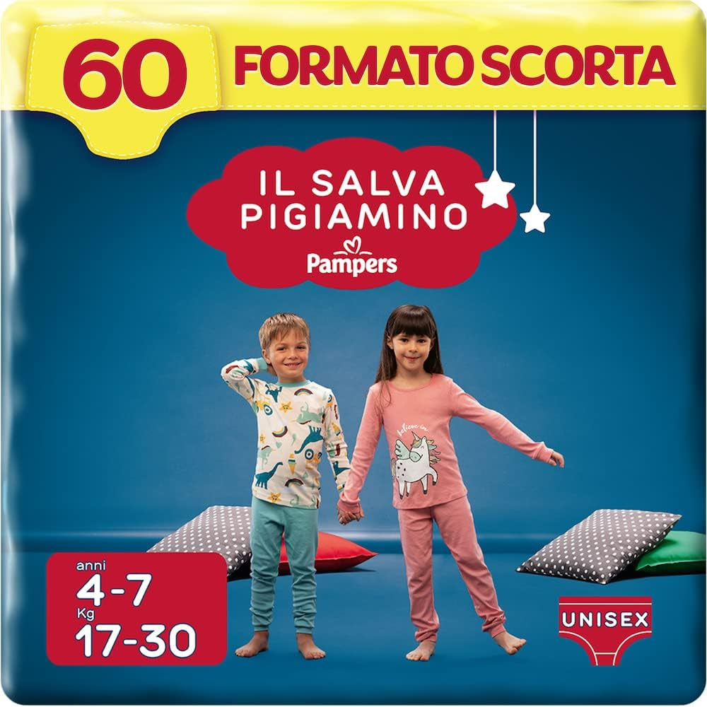 Pampers Il Salvapamino 4-7 ans, vrac, 60 couches, taille S/M (17-30 kg)