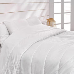 Bleu Calin Couette hiver pour 1 personne, très chaude, très moelleuse - Microfibre - 140X200Cm Couettes et couettes Naty Shop