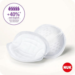 NUK High-Performance Einweg-Stilleinlagen Mit Sofort-Saugvlies | Einlagen Zum Stillen | Emballage individuel | +40 % de puissance d'aspiration en plus | 60 Stück Aliments pour bébés et accessoires d'allaitement Naty Shop