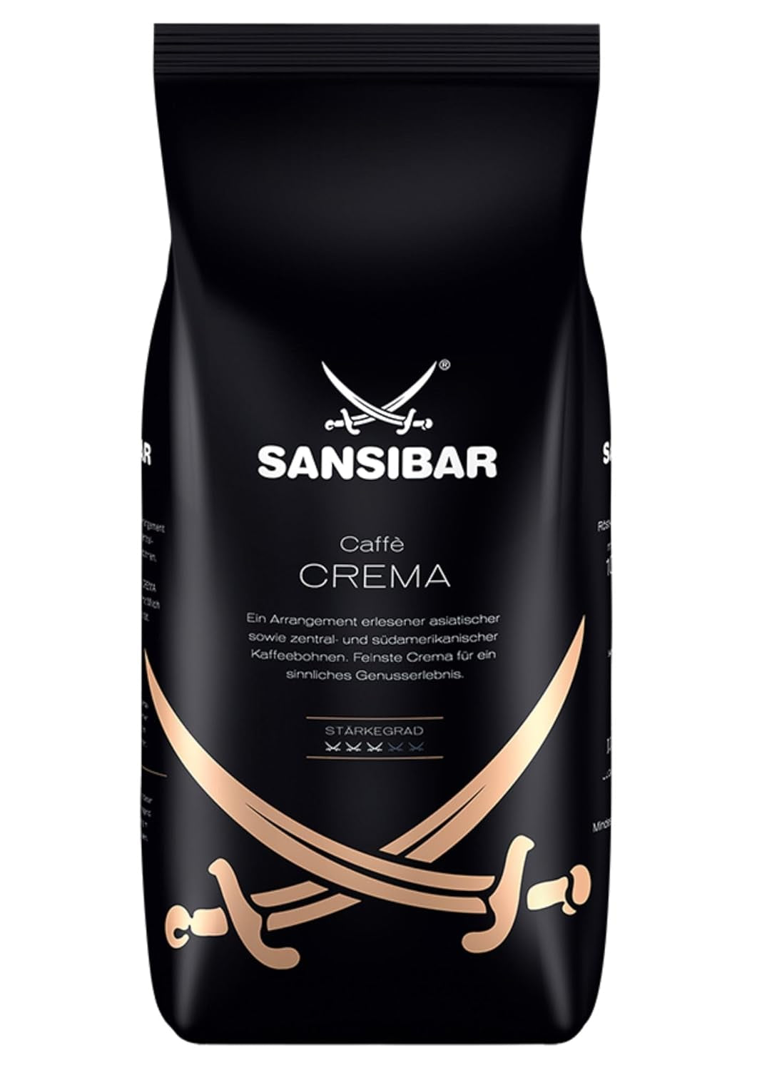 Boabe întregi de cafea Caffè Crema, 1 kg, 1 pachet (1 x 1 kg)