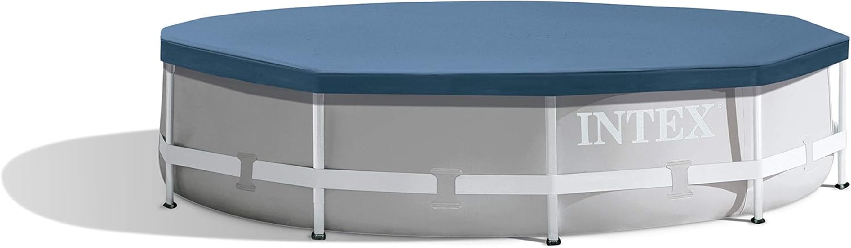 Couverture de piscine ronde Intex - Couverture de piscine - Pour piscines à cadres métalliques et prismatiques 58108 Bleu 3 m