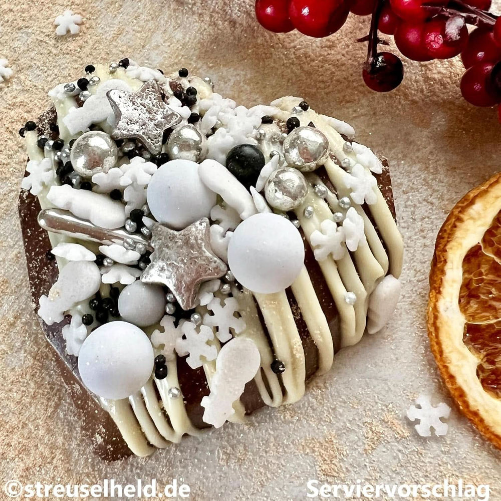 Streusel Hero, flocons de neige, quantités variées Sprinkles Naty Shop