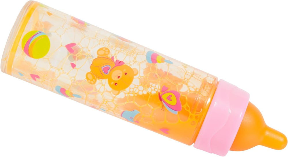 Bayer Design 79201AE Bouteille Magique, Bouteille de Lait, Gourde, Accessoire de Poupée, Blanc et Orange