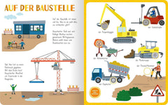 Cartea mea colorată cu sunete - Vehicule: cu peste 40 de sunete | Carte cu sunete de înaltă calitate cu sunete realiste de vehicule pentru copii cu vârsta de 24 de luni și peste Jucarii Bebe Naty Shop