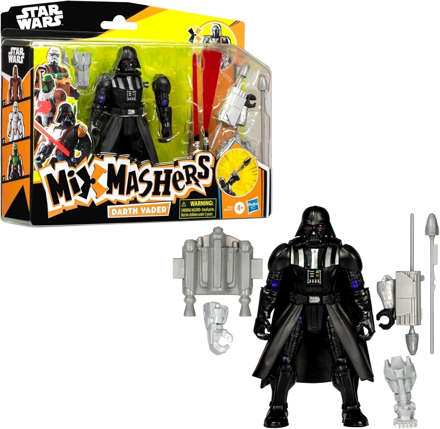 Star Wars Mixmashers Dark Vador Figurine d'action et accessoires personnalisables Mix-And-Match Deluxe Figurines Naty Shop