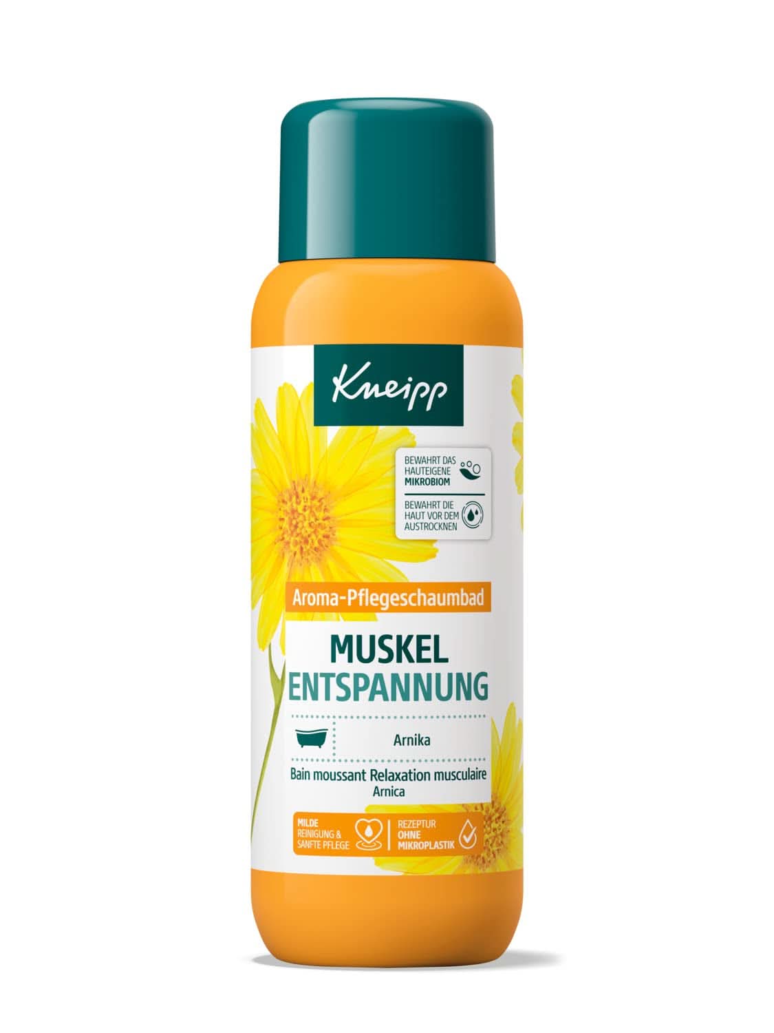Kneipp Aroma, additif de bain à l'extrait d'arnica et aux huiles essentielles naturelles des espèces de Cabreuva, Romarin et Pinus, 400 ml Naty Shop Romarin
