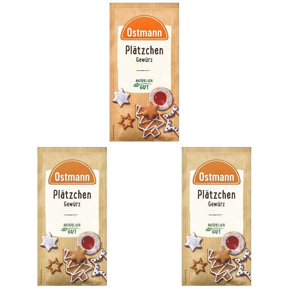 Ostmann Gewürze – Glühwein-Gewürz, Gewürzmischung für Glühwein, Punsch, Feuerzangenbowle & Kinderpunsch, ideal für die Winter- und Weihnachtszeit, vegan, 12 g (1er Pack)