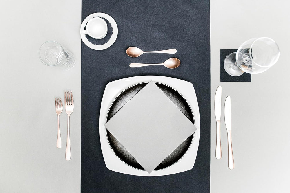 50 Serviettes Aroba Airlaid Aspect Textile 19 COULEURS 40X40 Cm 1/4 Pli Serviettes de Mariage Aspect Textile de Haute Qualité pour Anniversaires Hôtel Restauration Vacances Noël Mariage Rose