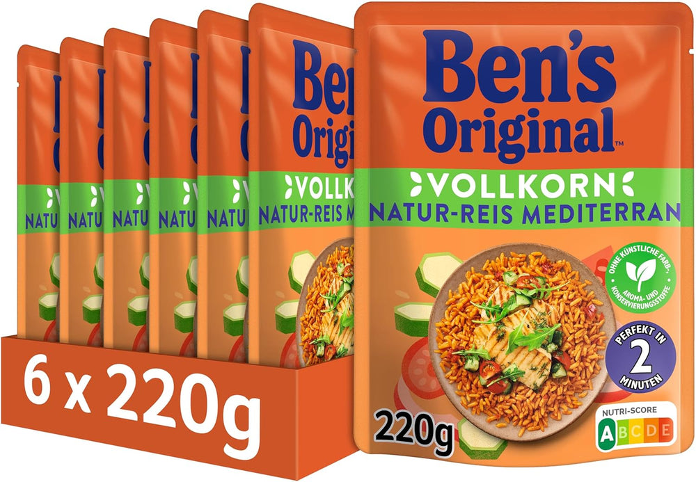 BEN'S ORIGINAL™ riz express naturel 6 x 220g