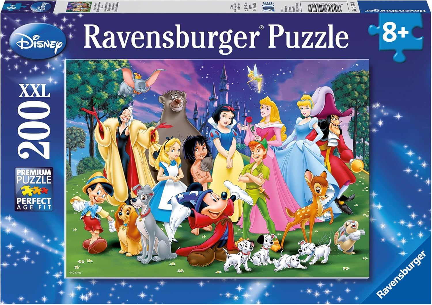 Puzzle Ravensburger pour enfants - 12698 Favoris Disney - Puzzle Disney pour enfants de plus de 8 ans, avec 200 pièces au format XXL Puzzle Naty Shop Titre par défaut