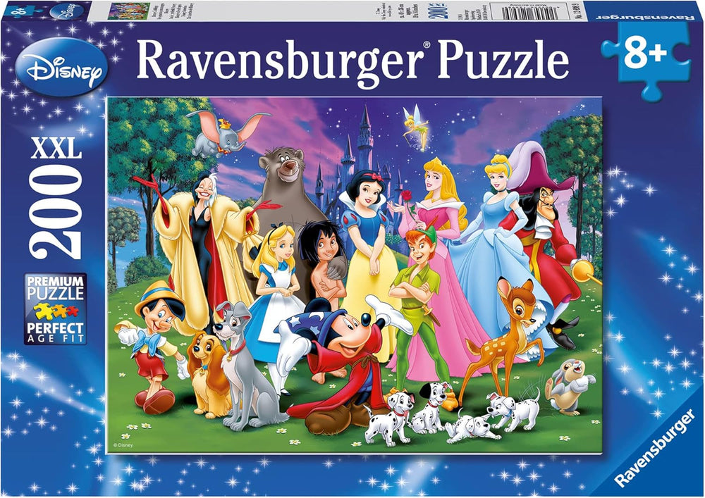 Puzzle Ravensburger pour enfants - 12698 Favoris Disney - Puzzle Disney pour enfants de plus de 8 ans, avec 200 pièces au format XXL Puzzle Naty Shop Titre par défaut