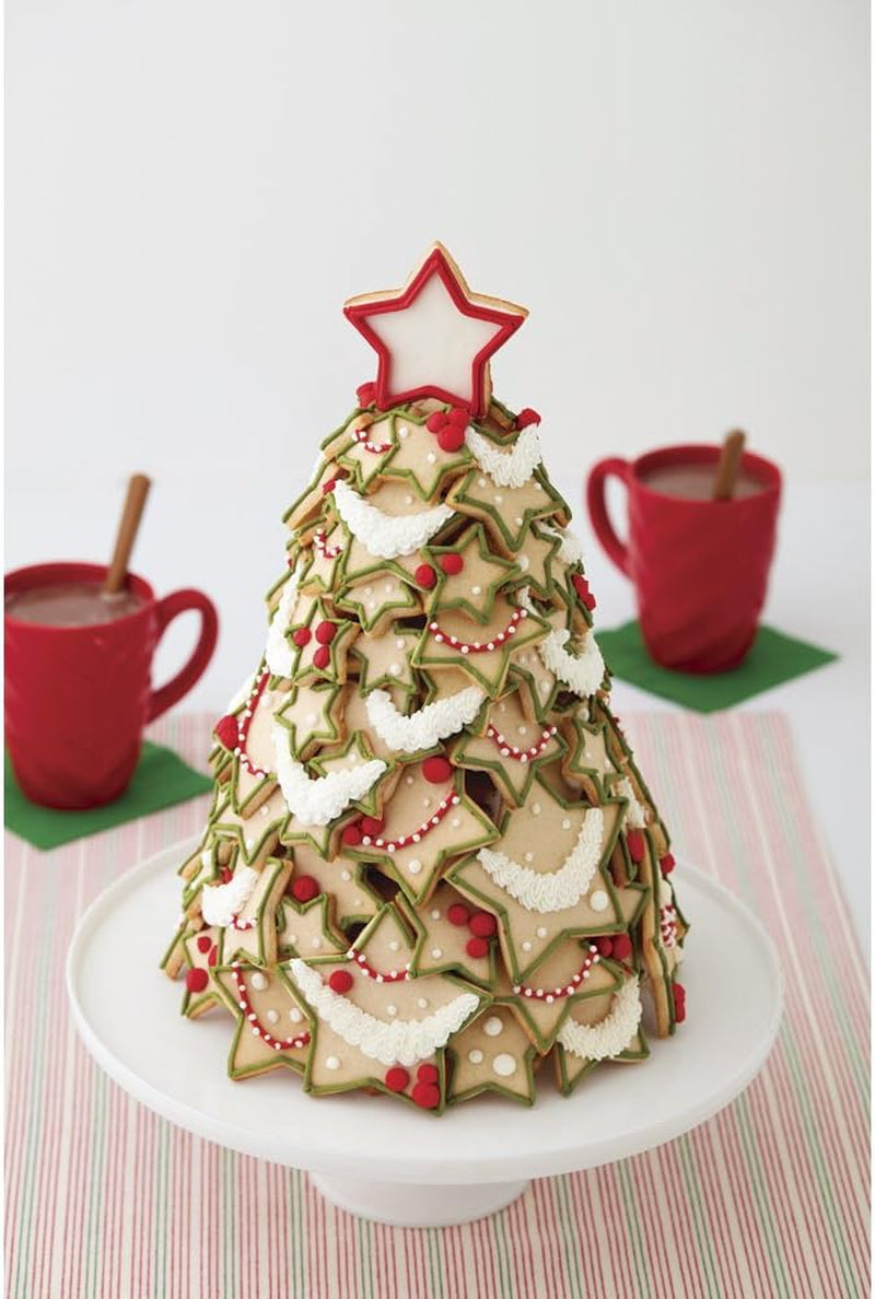 Wilton 2104-5919 Set de tăieturi pentru brad de turtă dulce, plastic, verde