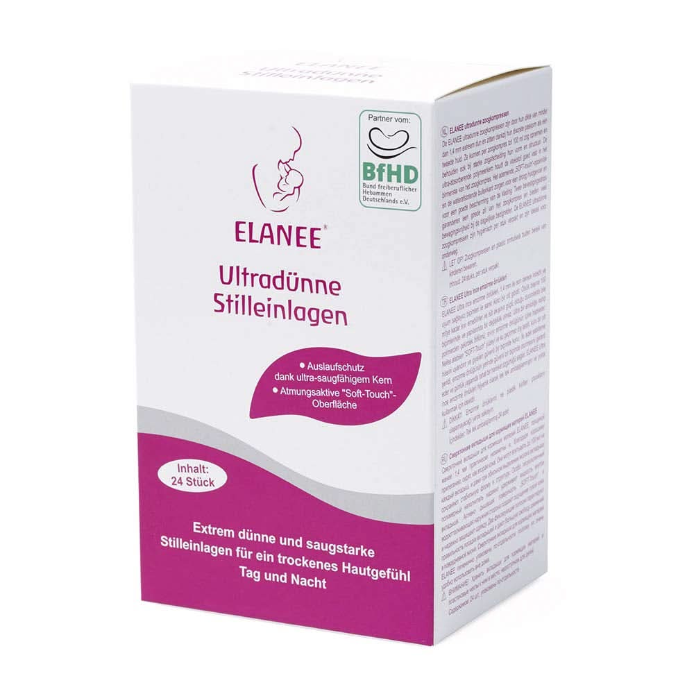 ELANEE 219-V1 Tampoane de alăptare ultra-subțiri, alb Accesorii Hrana si Alaptare Bebe Naty Shop 24 de bucăți